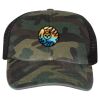 Garment Washed Printed Trucker Cap Thumbnail